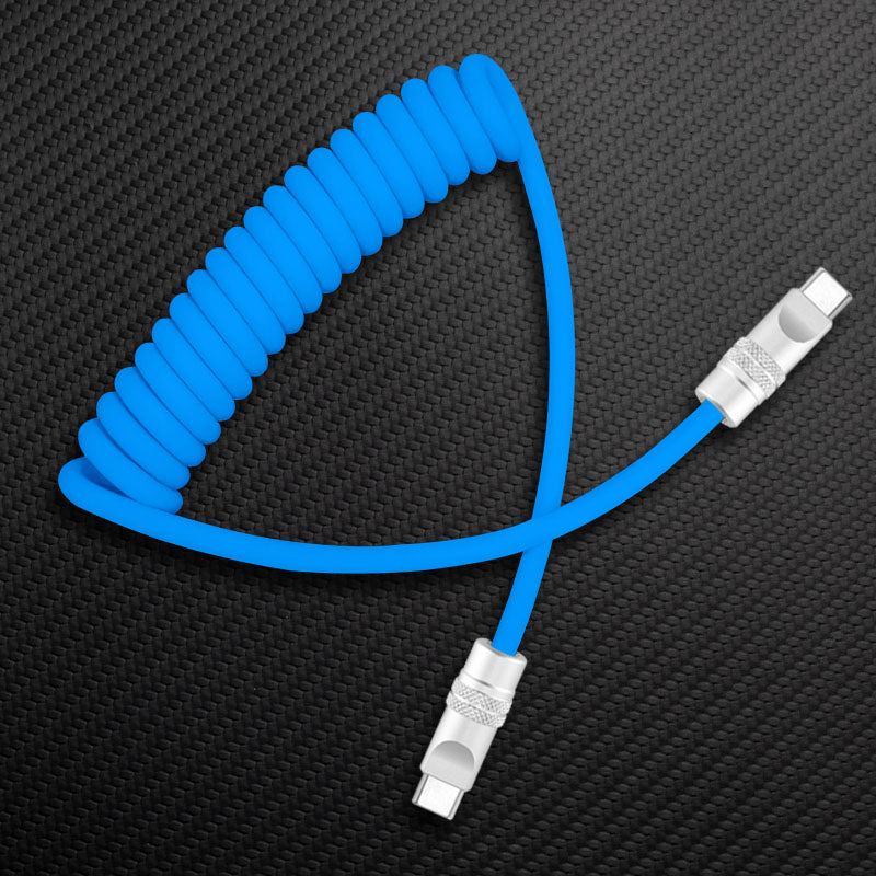 "Soft Chubby" 240W Spring Silicone Fast Charge Cable