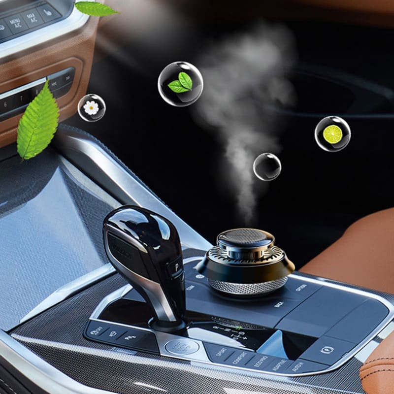Solar-Powered Car Air Freshener With 360° Coverage
