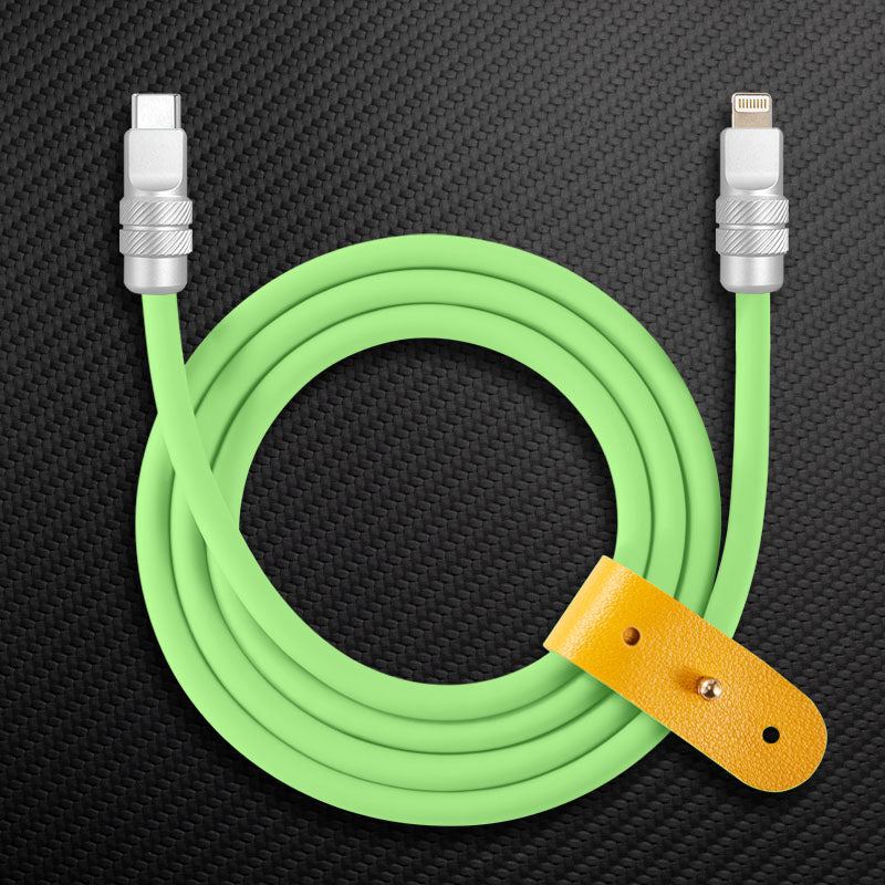 "Spiral Exture" 240W Metal Connect Fast Charging Cable