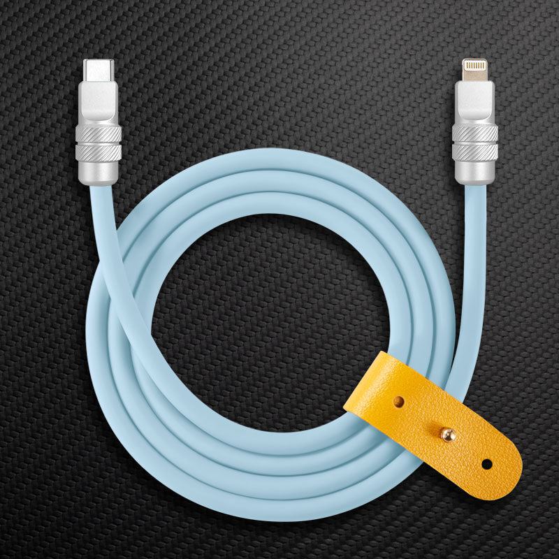 "Spiral Exture" 240W Metal Connect Fast Charging Cable