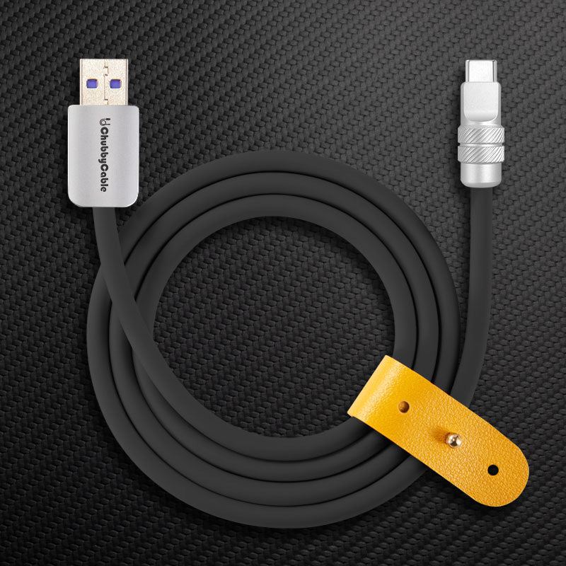 "Spiral Exture" 240W Metal Connect Fast Charging Cable