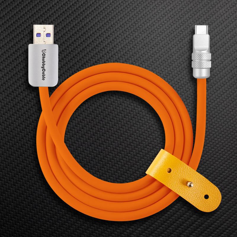 "Spiral Exture" 240W Metal Connect Fast Charging Cable