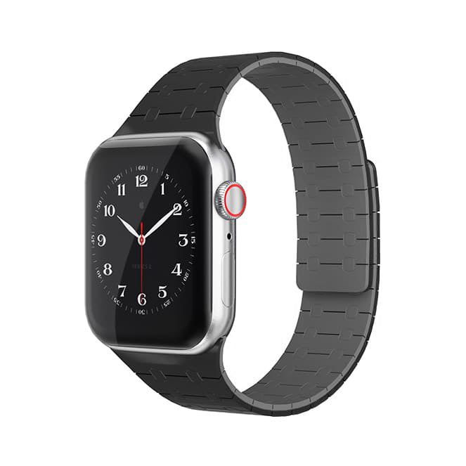 "Sport Dual-tone Strap" Silicone Magnetic Breathable Band for Apple Watch