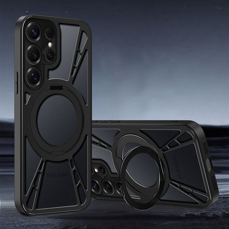 Summer Hollow Heat Dissipation Magnetic Phone Case For Samsung