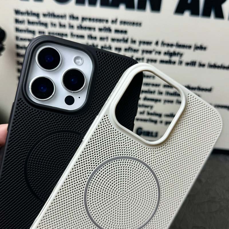 Summer Magnetic Heat Dissipation Phone Case For iPhone