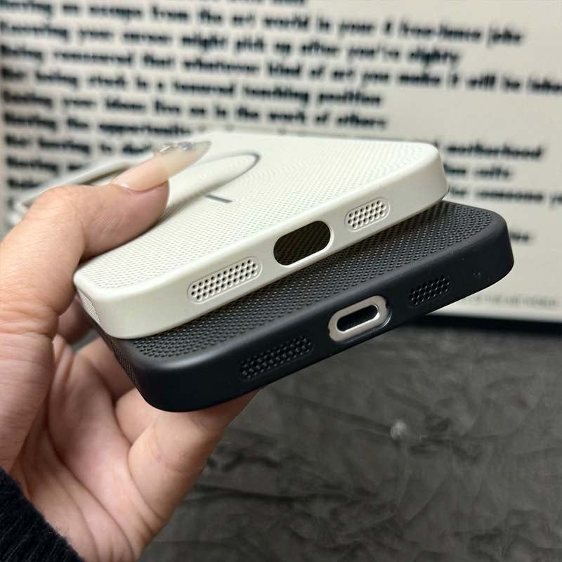 Summer Magnetic Heat Dissipation Phone Case For iPhone