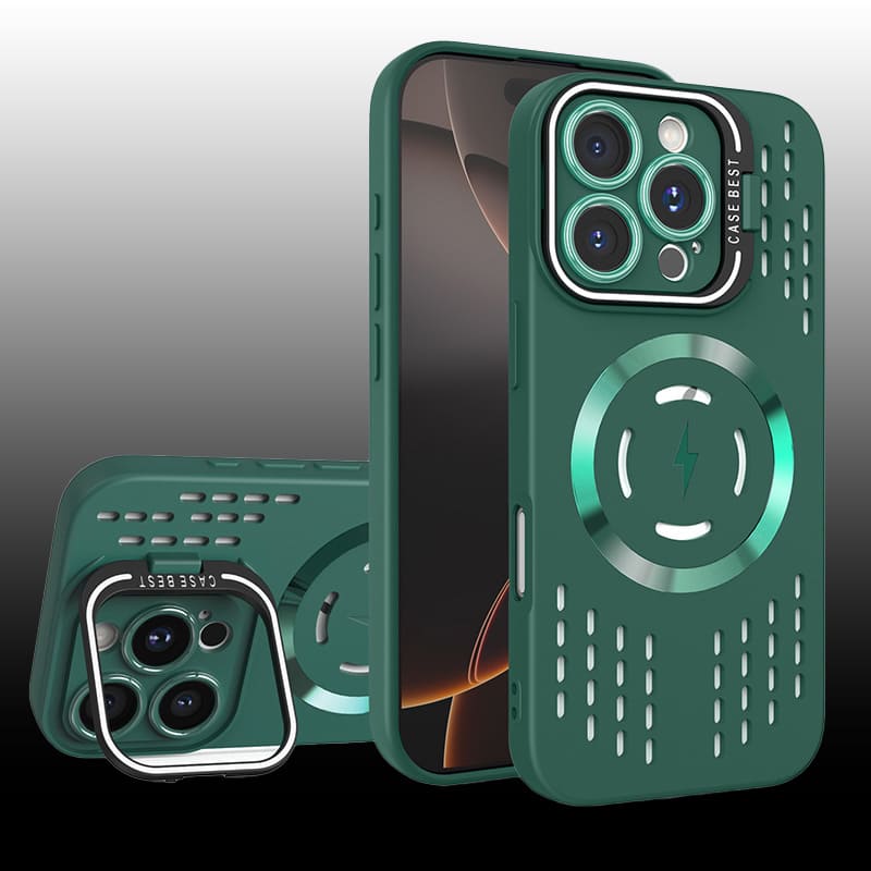 Summer Ventilated Magnetic Stand Phone Case