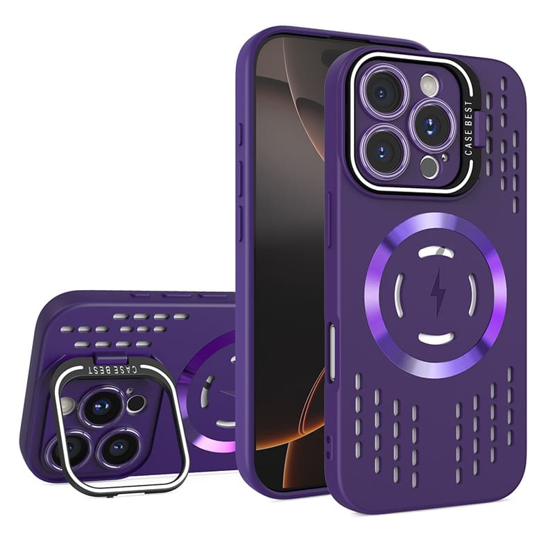 Summer Ventilated Magnetic Stand Phone Case