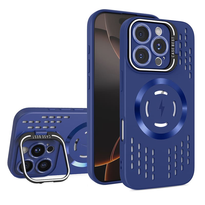 Summer Ventilated Magnetic Stand Phone Case