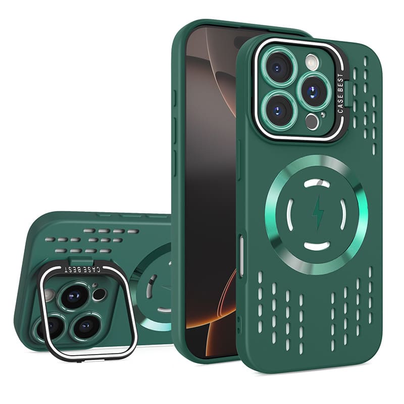 Summer Ventilated Magnetic Stand Phone Case