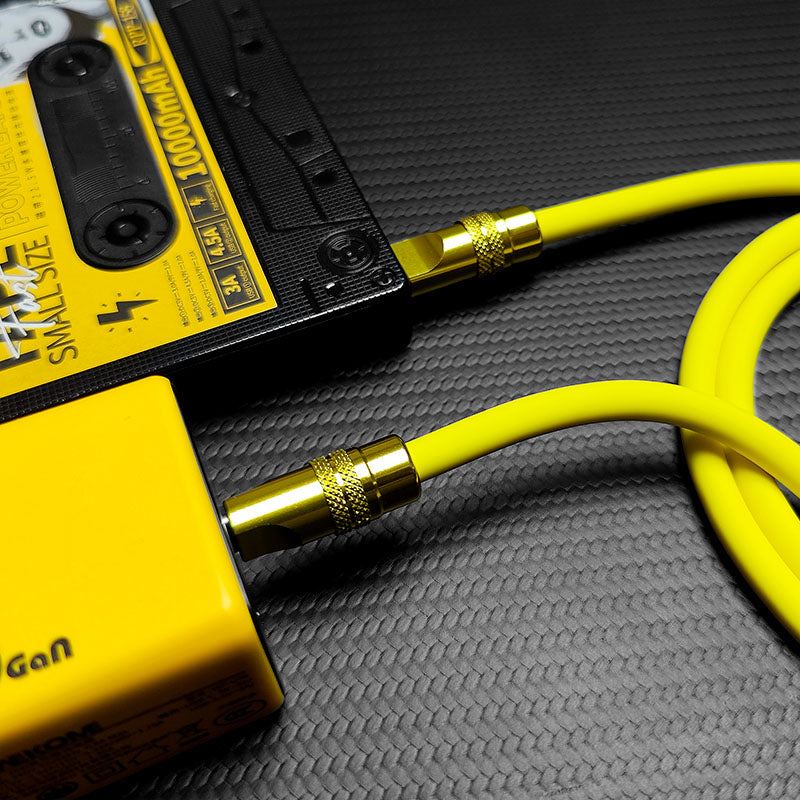 "TechnoGloss" 240W Reflective Shine Charge Cable C+Lightning