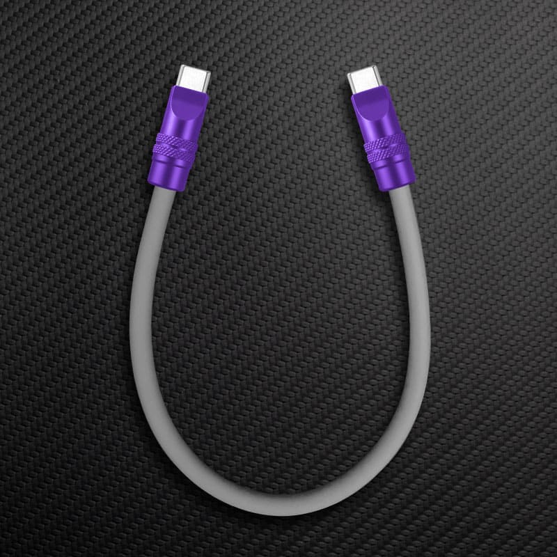 "TechnoGloss" 240W Reflective Shine Power Bank Friendly Cable