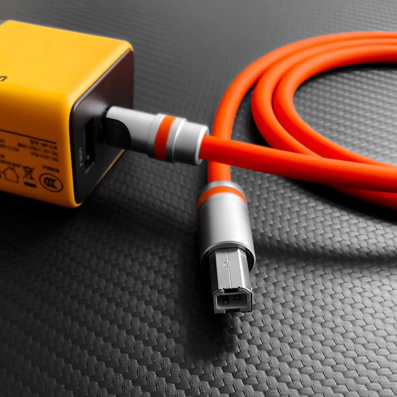 "Turbo Charged" Type C to USB-B Fast Transfer Printer Cable
