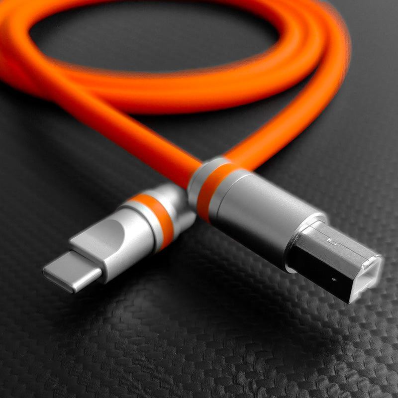 "Turbo Charged" Type C to USB-B Fast Transfer Printer Cable