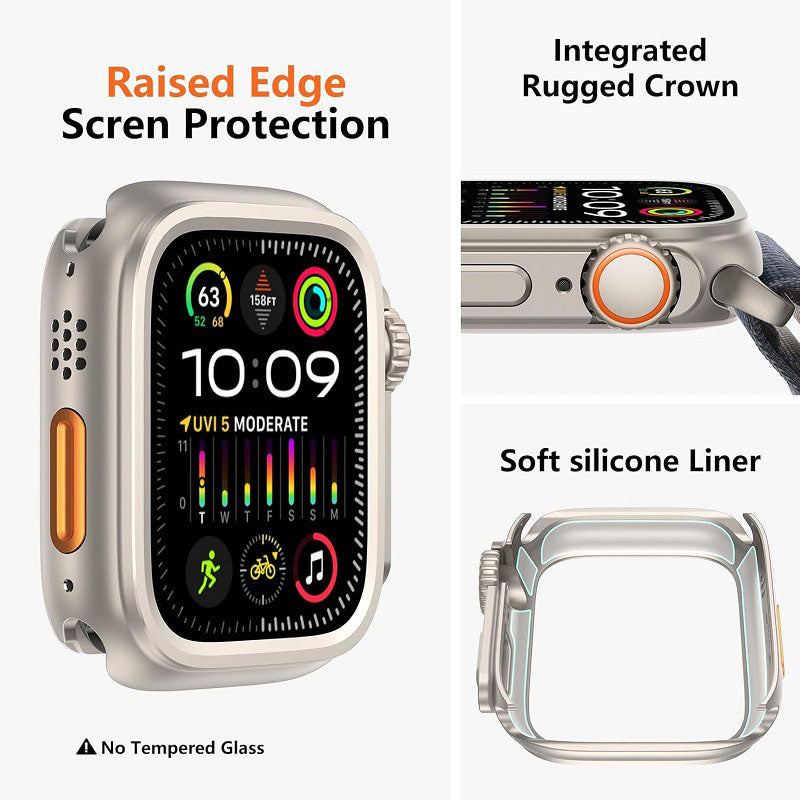 Ultra-Shaped Metal Protective Case Designed For Apple Watch
