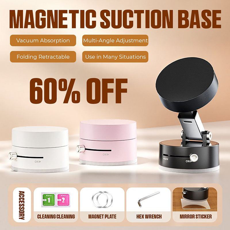 Vacuum Magnetic Suction Cup Car Folding Mobile Phone Holder