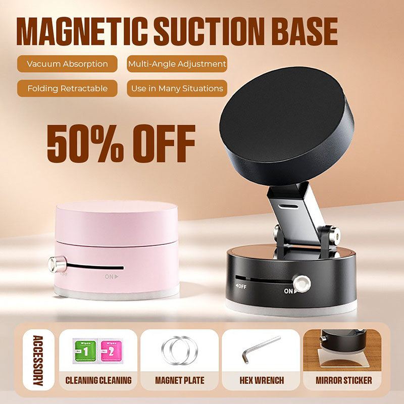 Vacuum Magnetic Suction Cup Car Folding Mobile Phone Holder