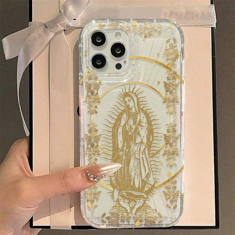 Virgin Mary Design Phone Case for iPhone