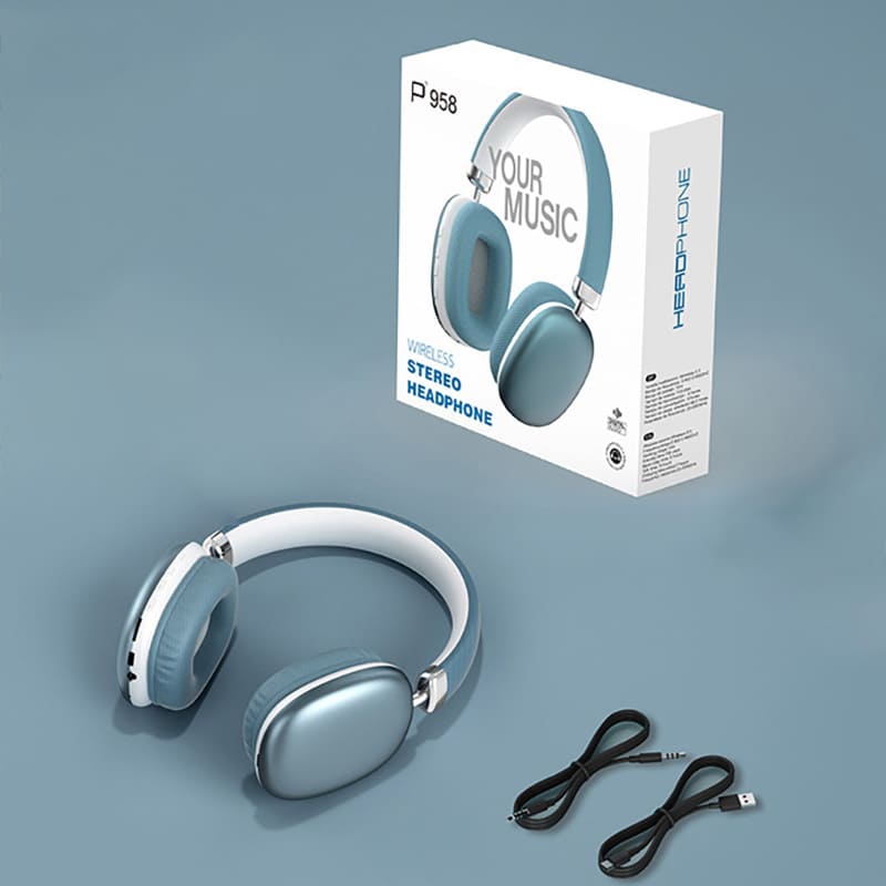 Wireless Over-Ear Bluetooth Headphones with Long Battery & Noise Cancelling