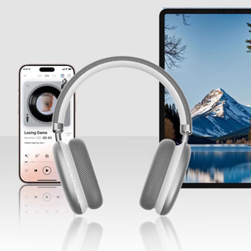 Wireless Over-Ear Bluetooth Headphones with Long Battery & Noise Cancelling