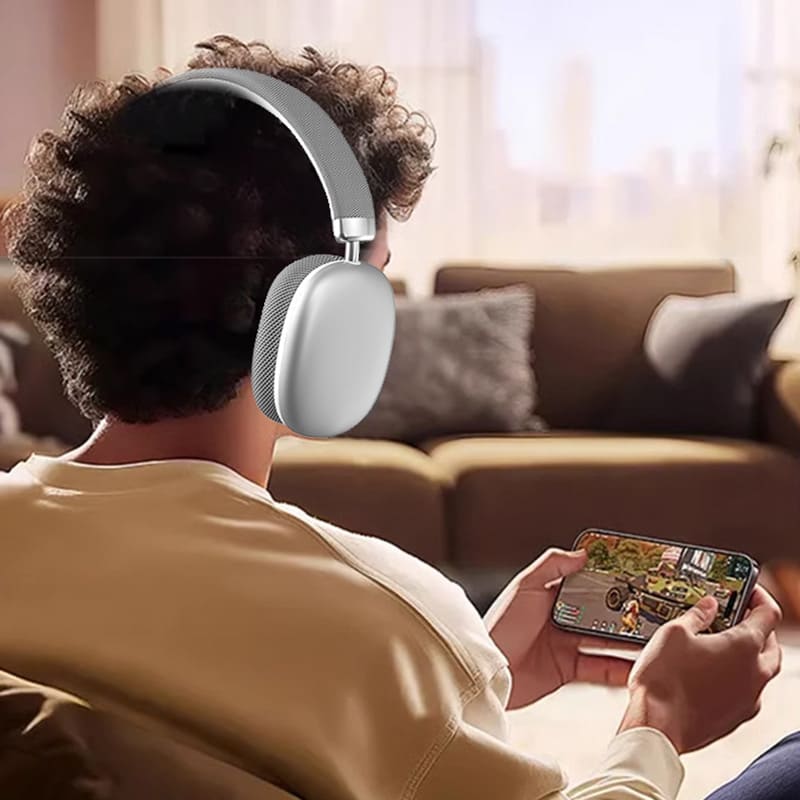 Wireless Over-Ear Bluetooth Headphones with Long Battery & Noise Cancelling