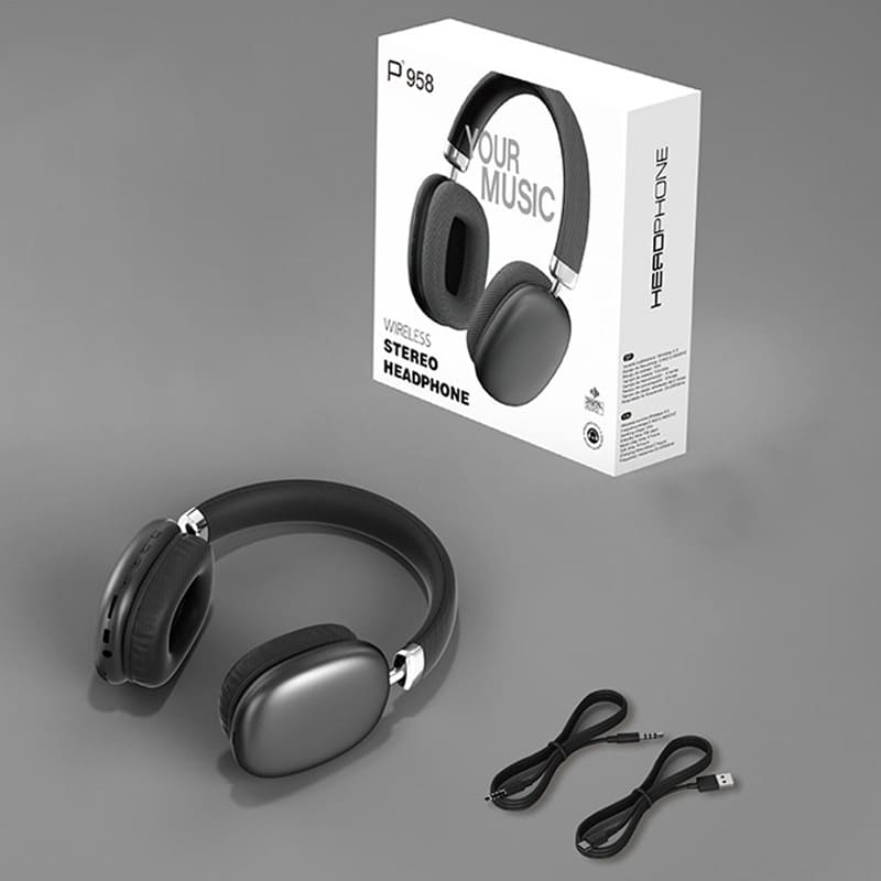 Wireless Over-Ear Bluetooth Headphones with Long Battery & Noise Cancelling