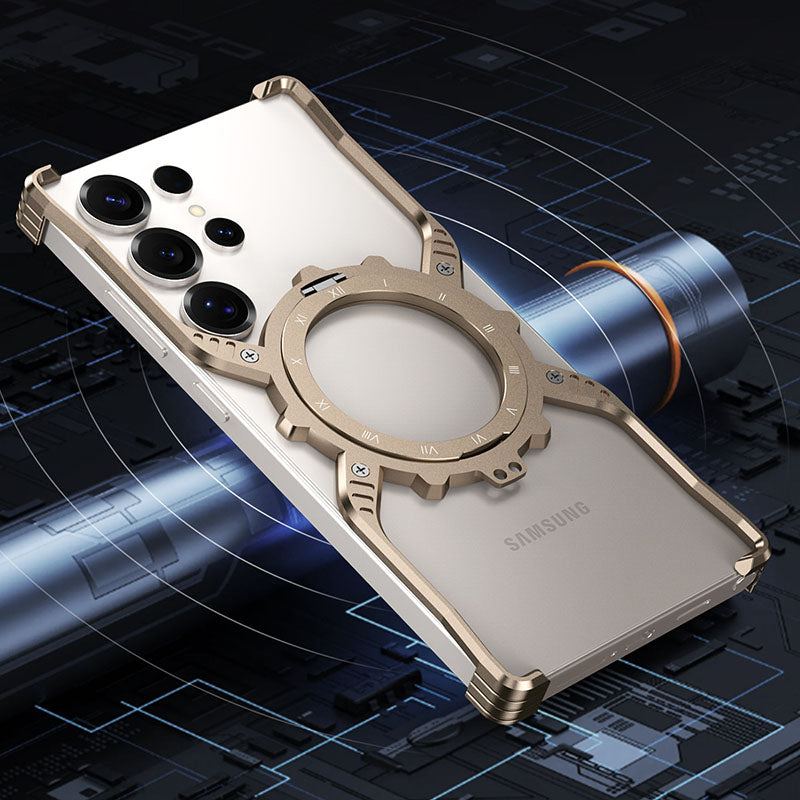 X-Shaped Magnetic Bracket Phone Case For Samsung