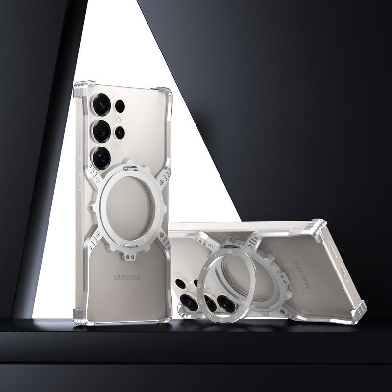 X-Shaped Magnetic Bracket Phone Case For Samsung