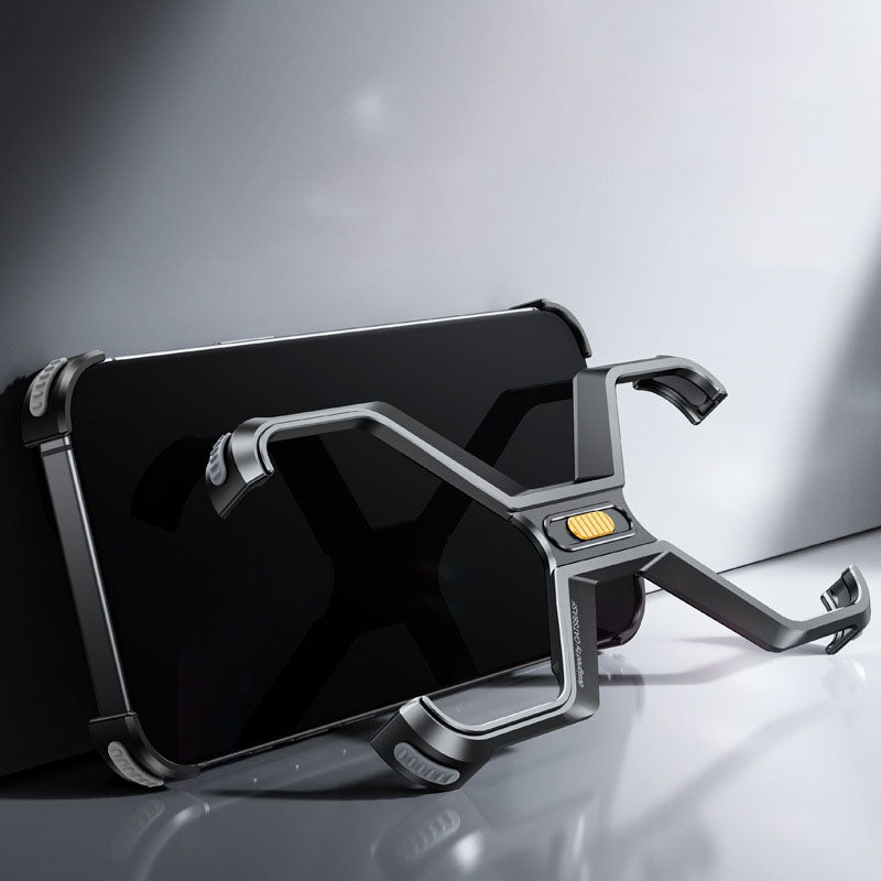 X-Shaped Metal Quick-Release Case for iPhone