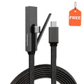 Free ChubbyCable StandLite™Pro - 90° 240W Fast Charge Cable with Invisible Stand & Phone Case Friendly