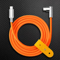 "Thin Chubby" 240W Charging Cable - 90° Elbow Design & Mirrored Connector