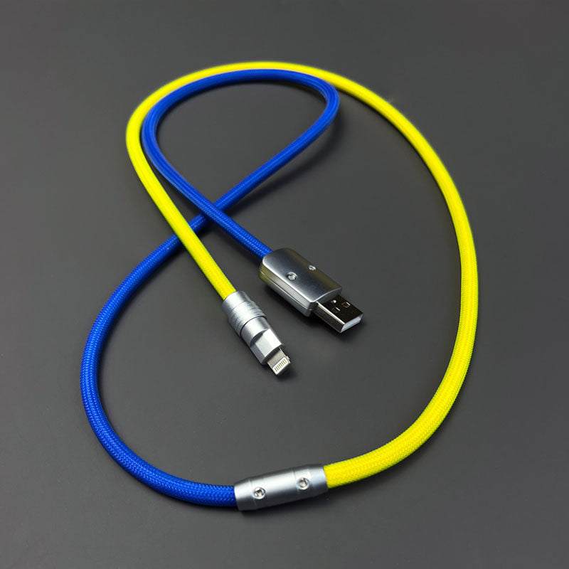 "Color-blocking Chubby" Charge Cable