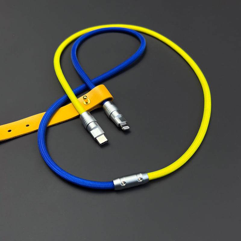 "Color-blocking Chubby" Charge Cable