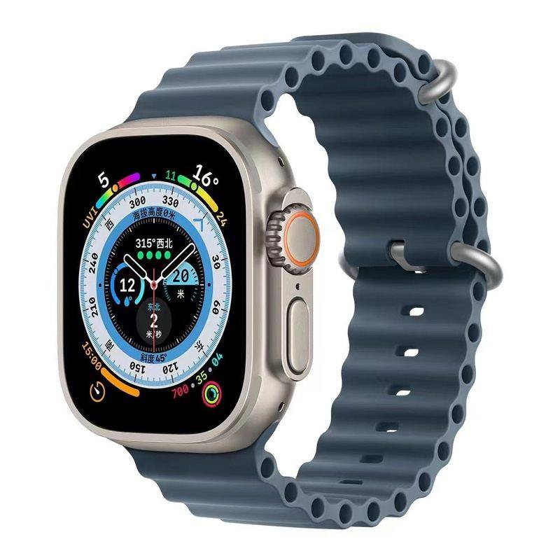 "Mechanical iWatch Strap" Two-color Silicone Loop For Apple Watch