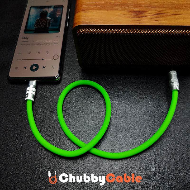 "Seamless Chubby" Audio Cable Type-C & Lightning