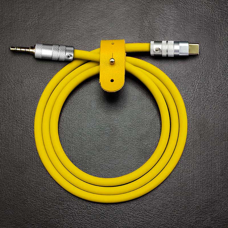 "Seamless Chubby" Audio Cable Type-C & Lightning