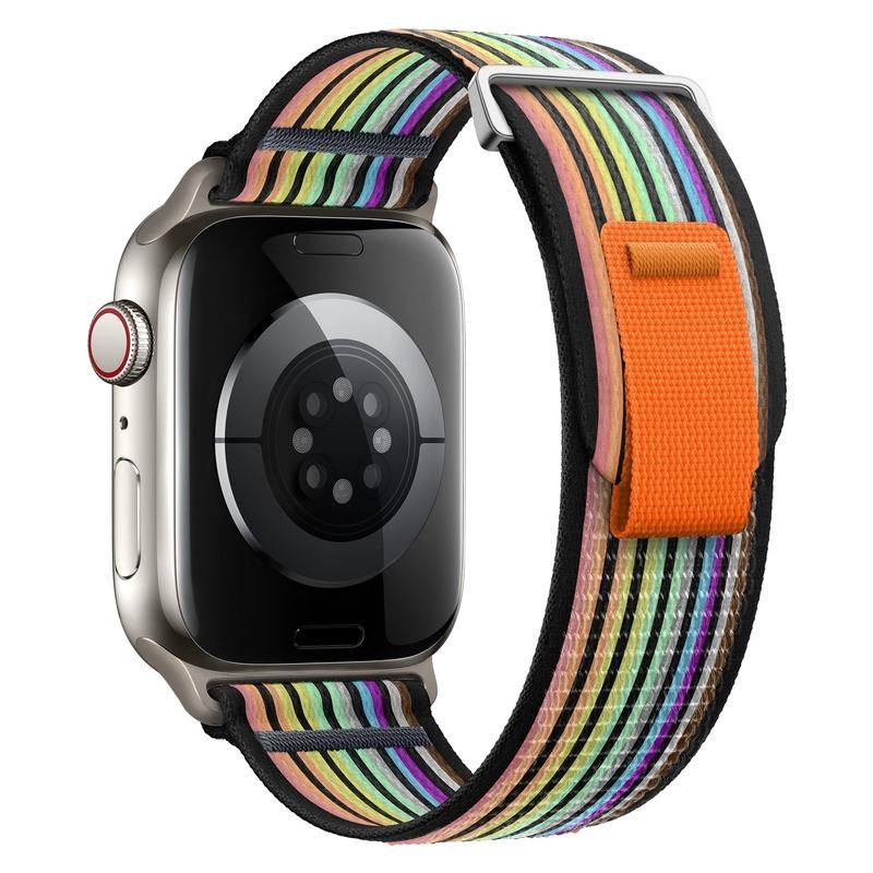 "Two-color iWatch Strap" Nylon Loop For Apple Watch