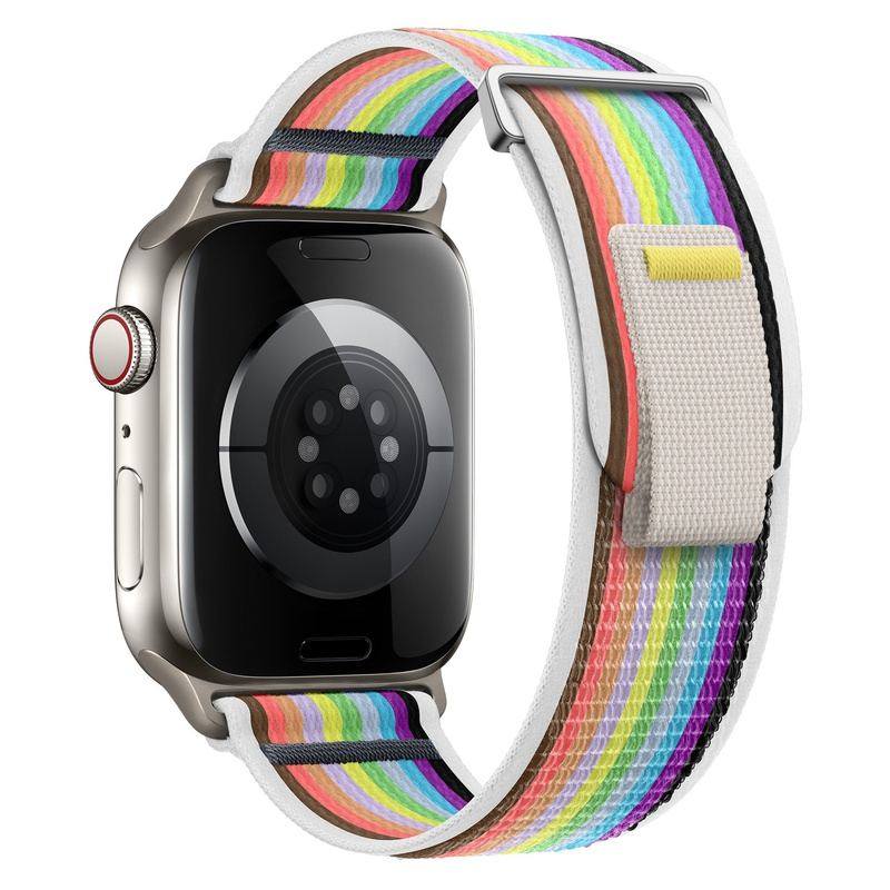 "Two-color iWatch Strap" Nylon Loop For Apple Watch
