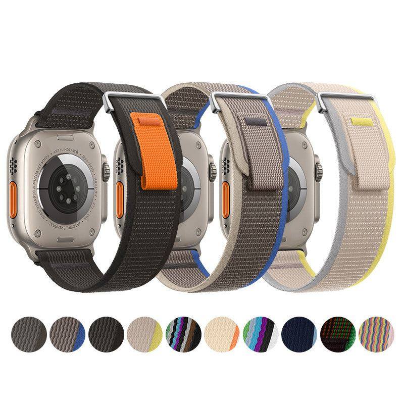 "Two-color iWatch Strap" Nylon Loop For Apple Watch